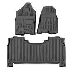 Килимки в салон Dodge RAM 1500 DS/DT 2018-2024, Crew Cab, Stingray 3D (3 шт.)