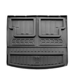 Килимок в багажник Volkswagen Tiguan II Allspace 2016+, USA, версія 5 з 7 місць, Stingray 3D