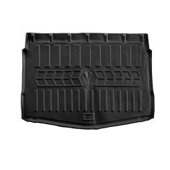 Килимок в багажник Volkswagen Golf 8 2020+, хетчбек, нижній рівень підлоги, Stingray 3D