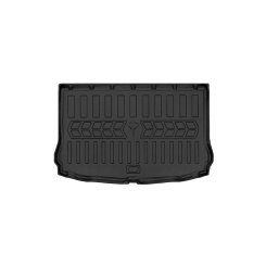Килимок в багажник Seat Leon III 5F 2012-2020, хетчбек, нижній рівень підлоги, з піднятою підлогою, Stingray 3D