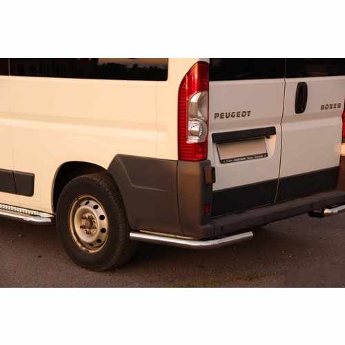 Захист заднього бампера "кути одинарні" для Peugeot Boxer 2006+