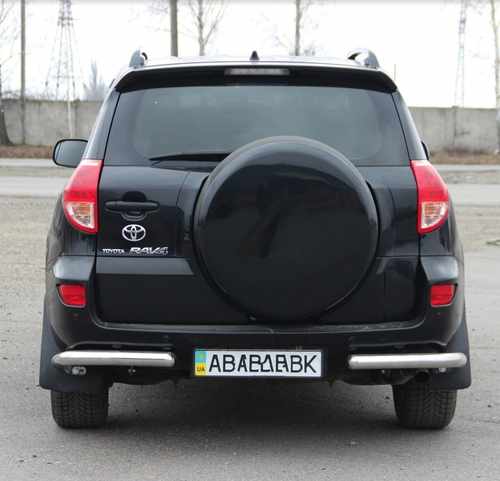 Захист заднього бампера "кути одинарні" для Citroen Berlingo 2008+