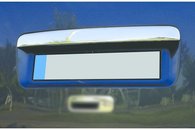 Хром накладка над номером Carmos для VW Caddy 2004-2015 (ляда)