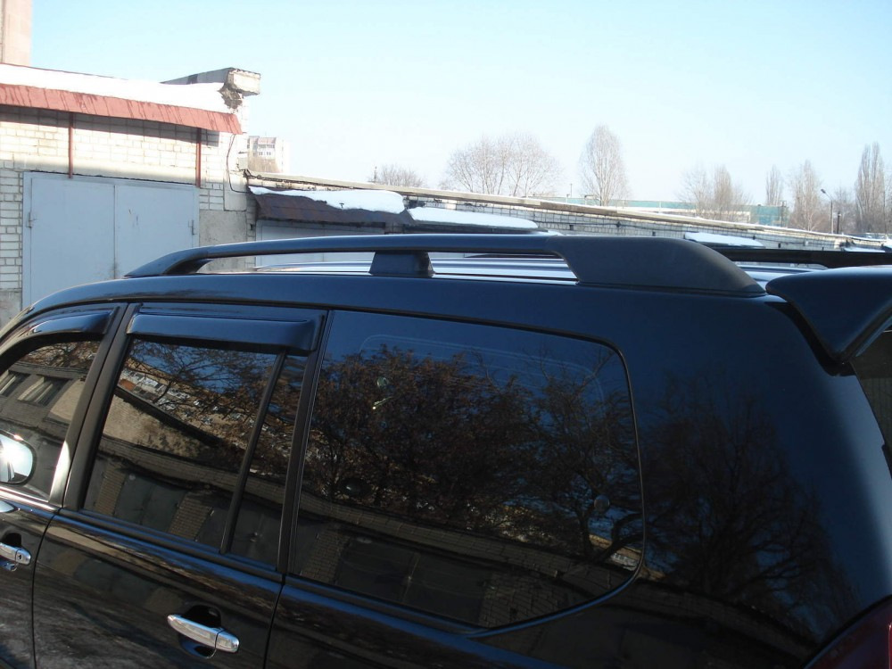 Рейлінги чорні для Toyota LC Prado 120 OEM