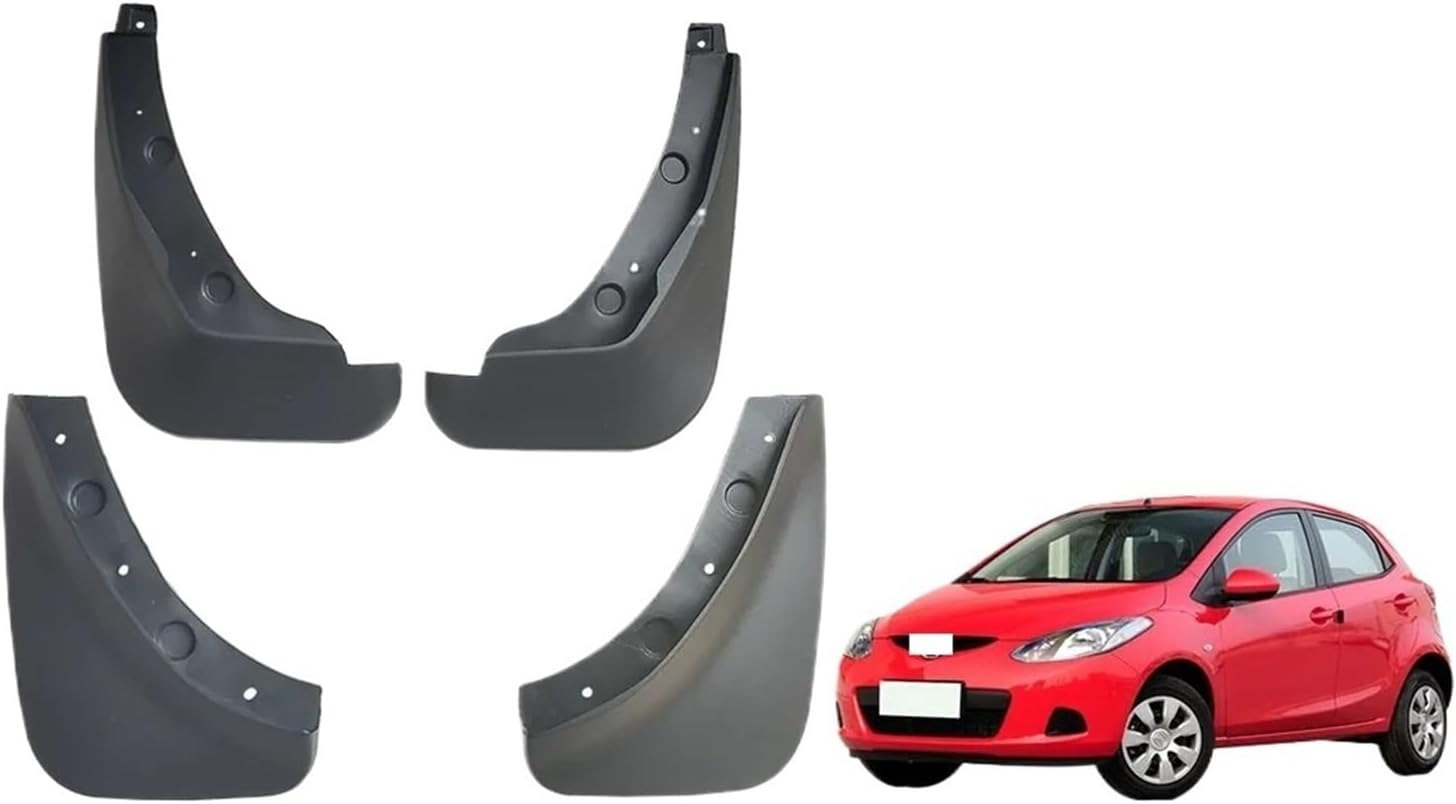 Бризковики до Mazda 2 хетчбек 2007-2014, к-кт (4шт.) Benke