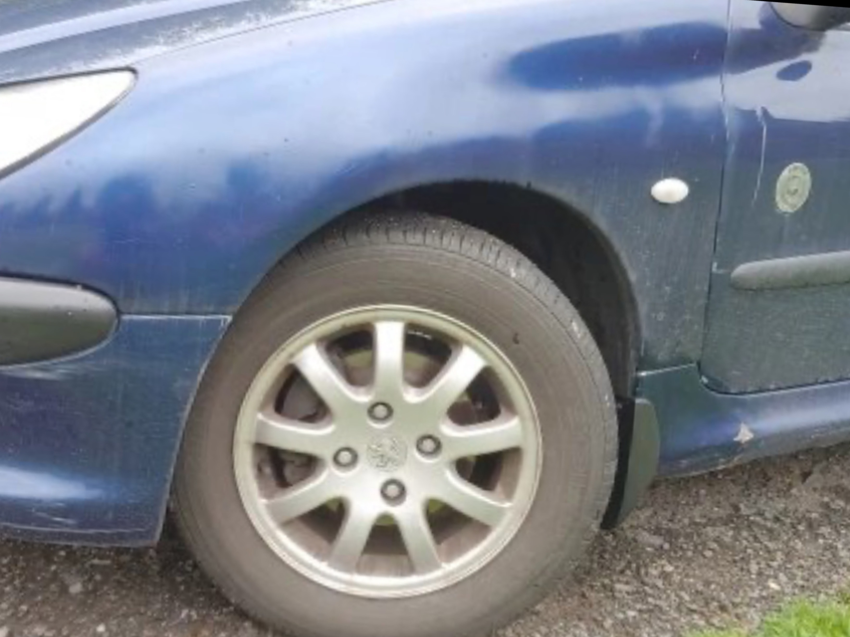 Бризковики Peugeot 206 1998-2012 Хетчбек, (4шт.)