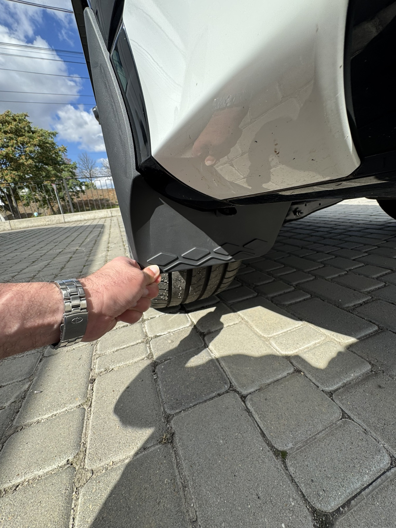 Бризковики задні Volkswagen Tiguan R-line 2024+, к-кт (2шт.)