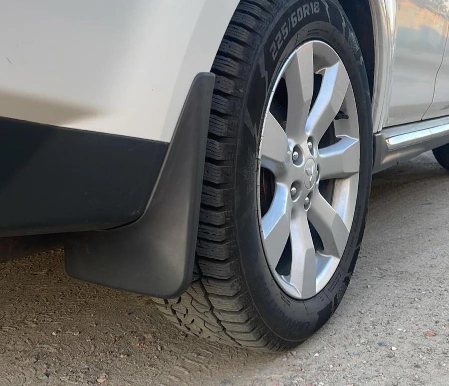 Брызговики Mitsubishi Outlander XL 2006-2012 Широкий порог,(4шт.) Benke