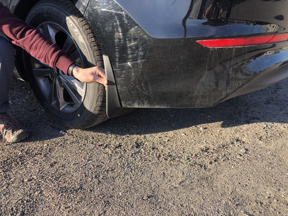 Задні бризковики для Hyundai Elantra AD 2016-2019, к-кт (2шт.)