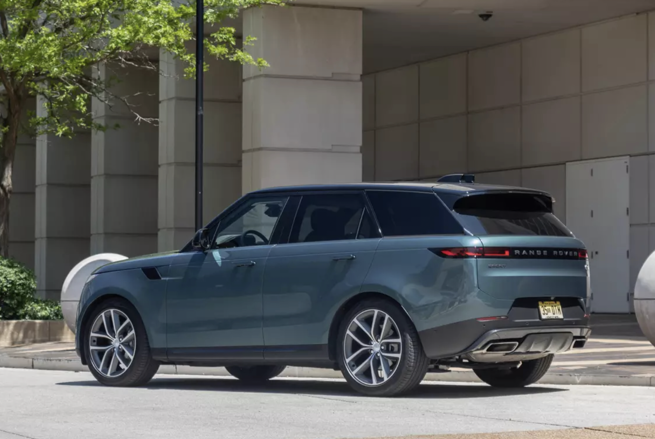 Бризковики Land Rover Range Rover Sport 2023+ L461 з чорними матовими порогами, (4шт.)