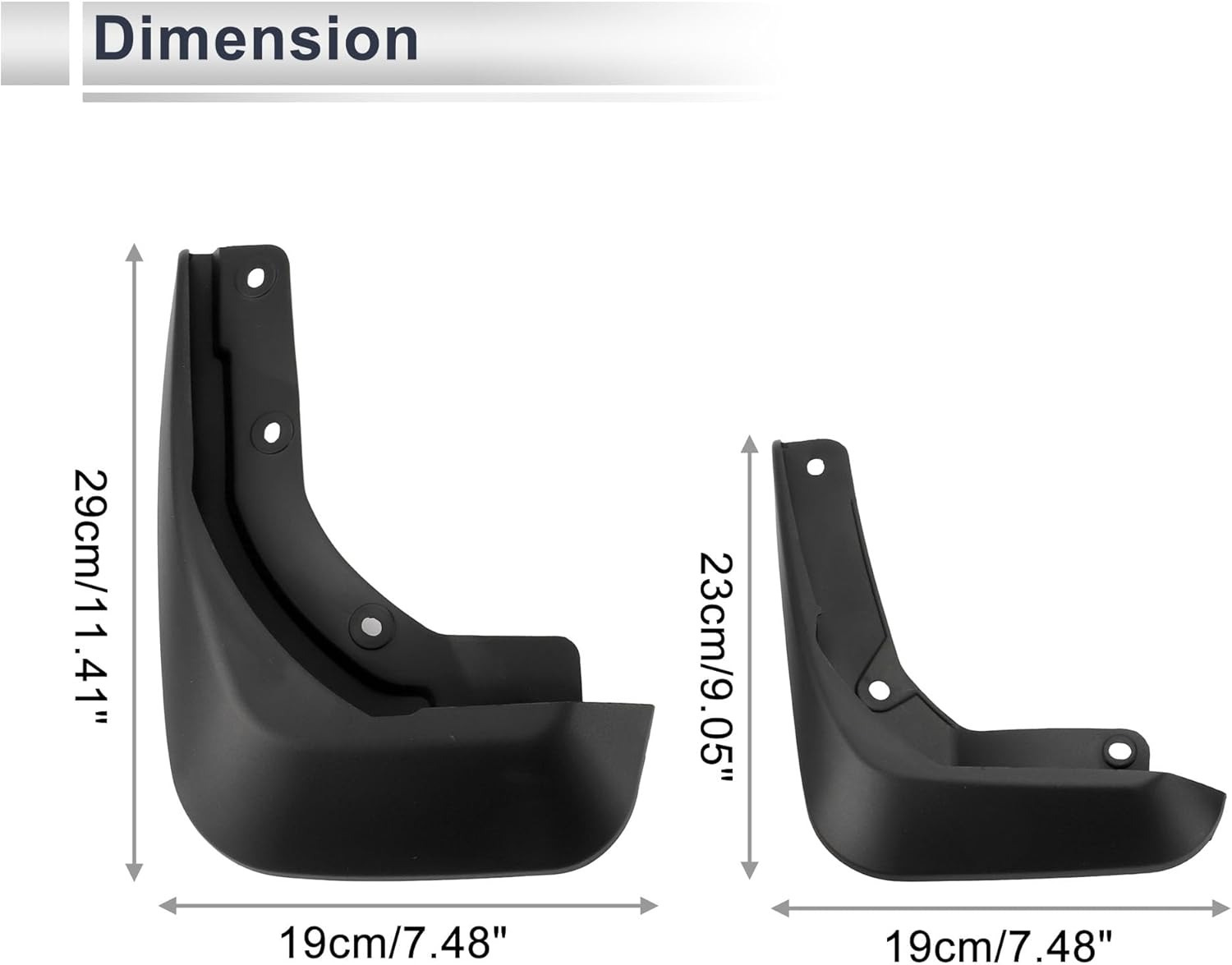 Бризковики Volvo S60 2019+, к-кт 4шт. Xukey