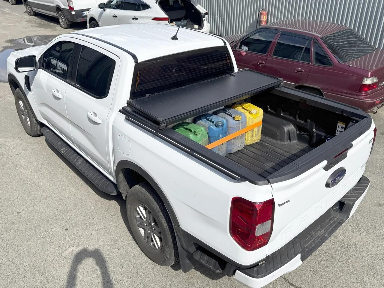 Кришка на кузов Ford Ranger 2023+ (трисекційна, алюмінієва) Xukey, TP-NP728