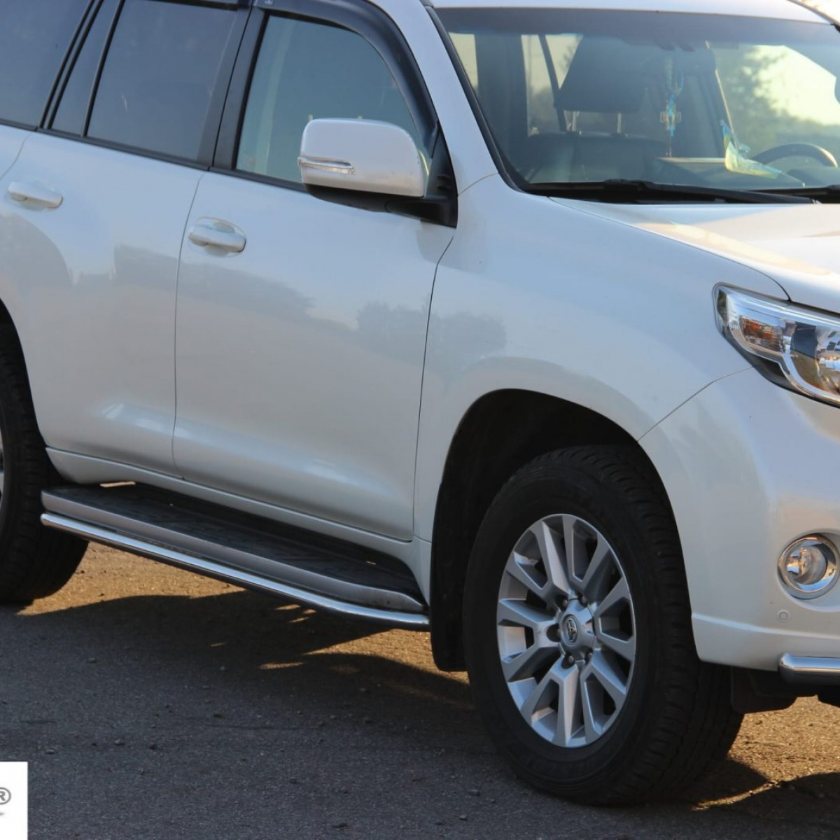 Захист штатного порогу (окантовка) Stline для Toyota Land Cruiser 150 Prado