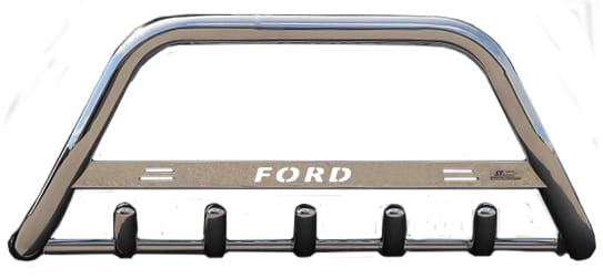 Кенгурятник з написом і грилем D51 для Ford Ranger 2012+ (WT004)