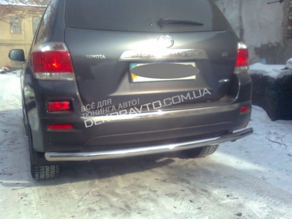 Задній захист Toyota Highlander 2010-2013