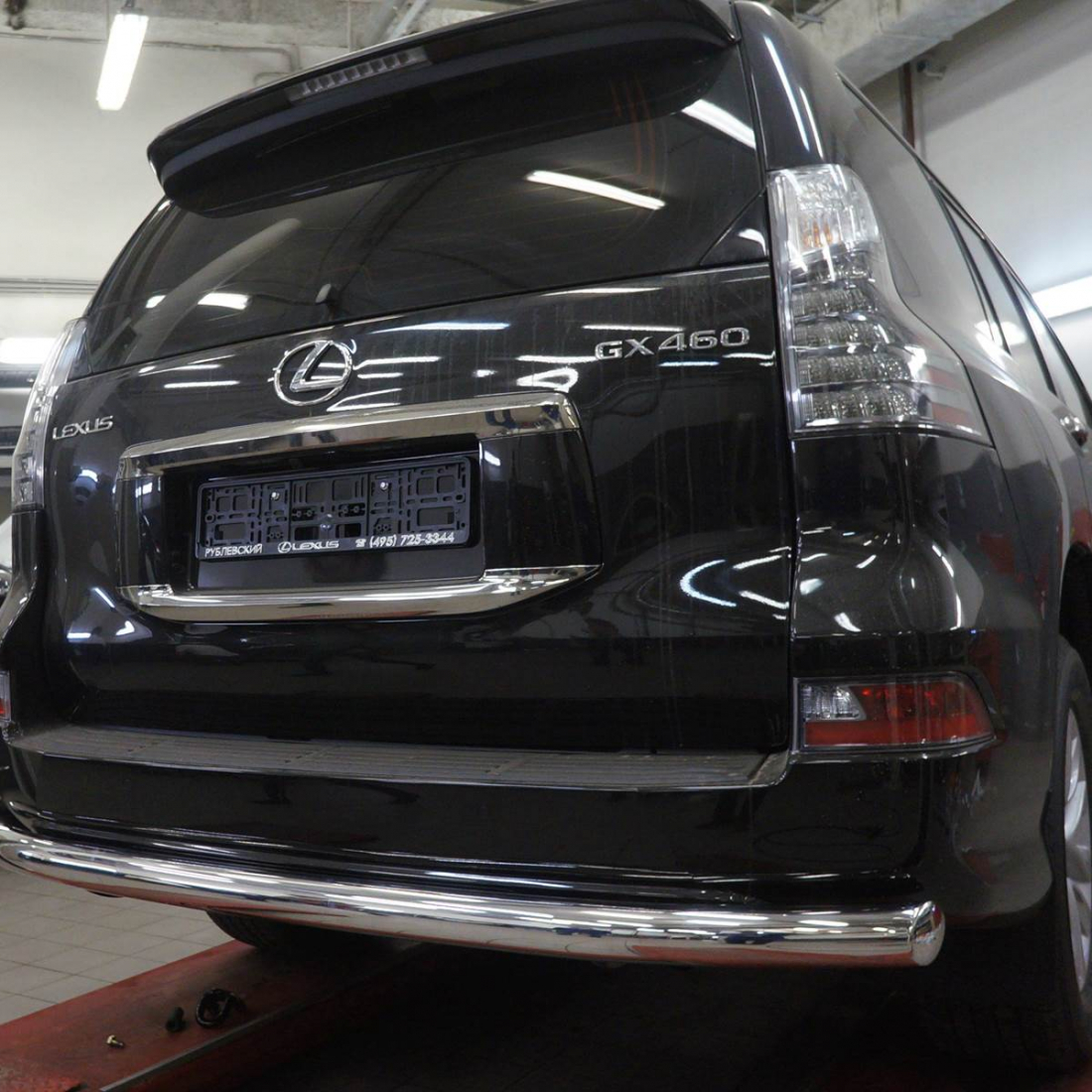 Захист заднього бампера Lexus GX460 (2014+) (одинарна) d 76