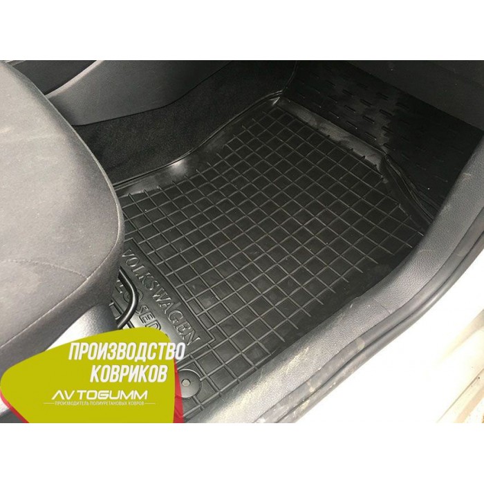 Автомобільні килимки в салон гумові (Avto-Gumm) для Volkswagen Polo 5 Sedan 2010 -