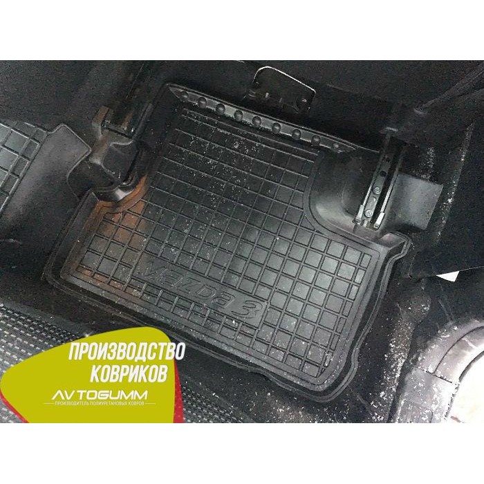Автомобільні килимки в салон гумові (Avto-Gumm) для Mazda 3 2009-2013