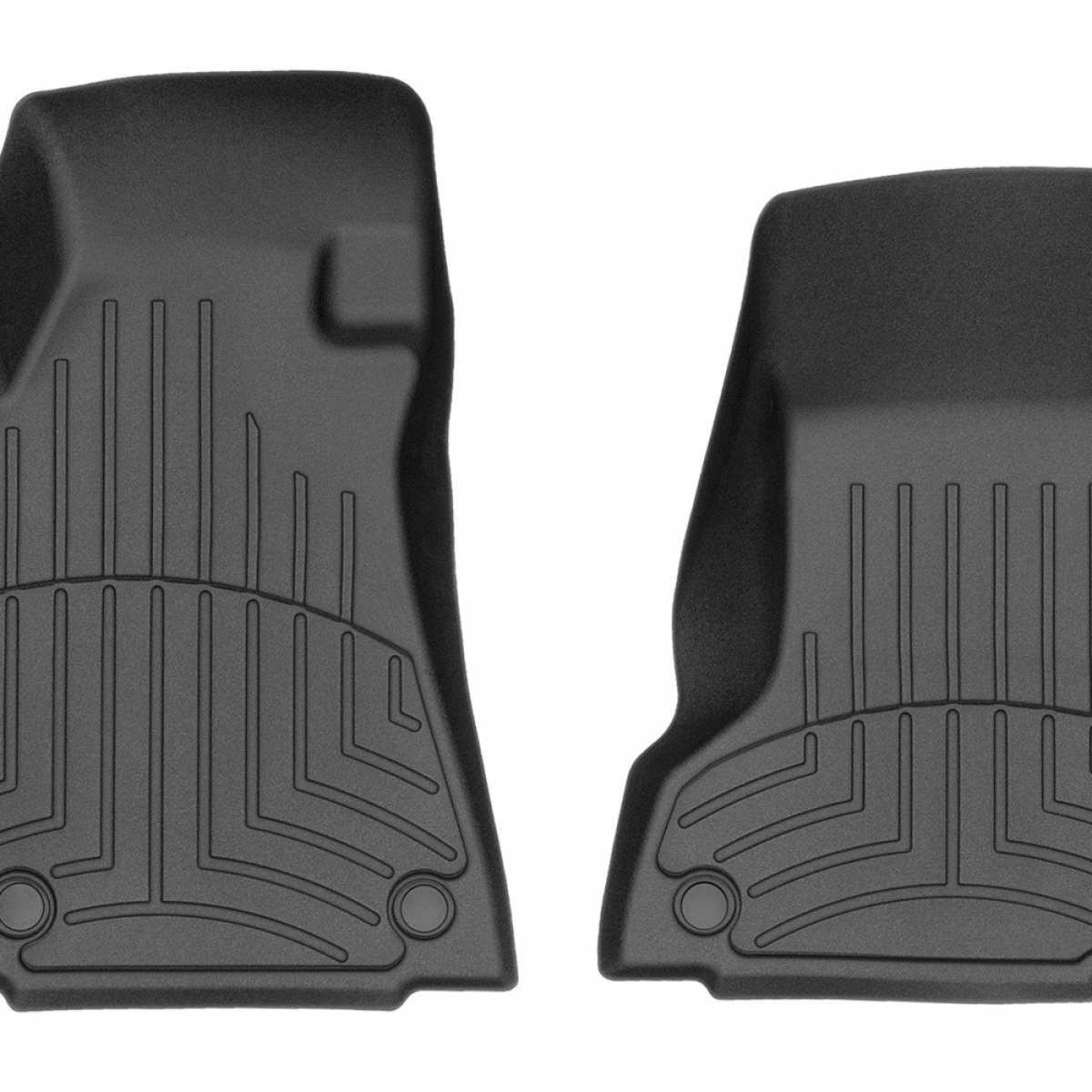 Килими гумові WeatherTech Maserati Levante 17+ передні (крім 4-х зонного клімату) чорні 4411841
