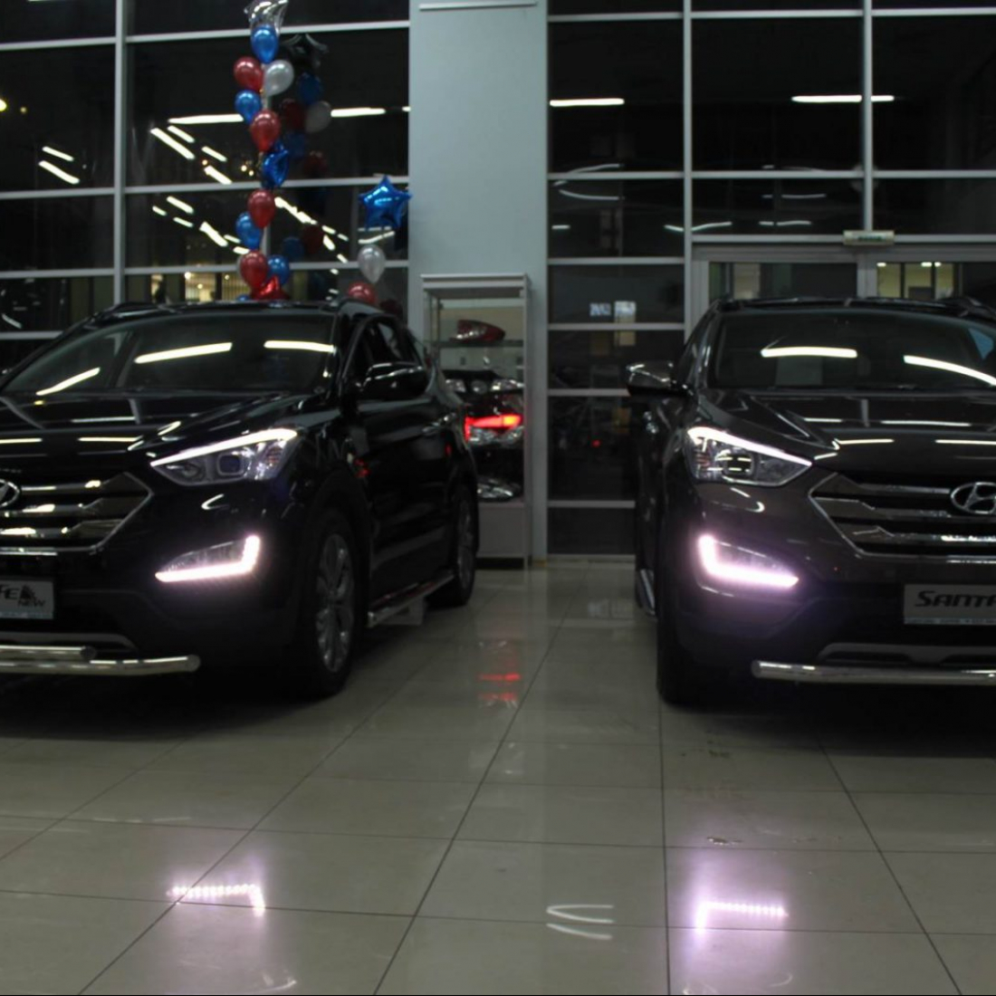 Захист передній подвійний Hyundai Santa Fe 2013-2018