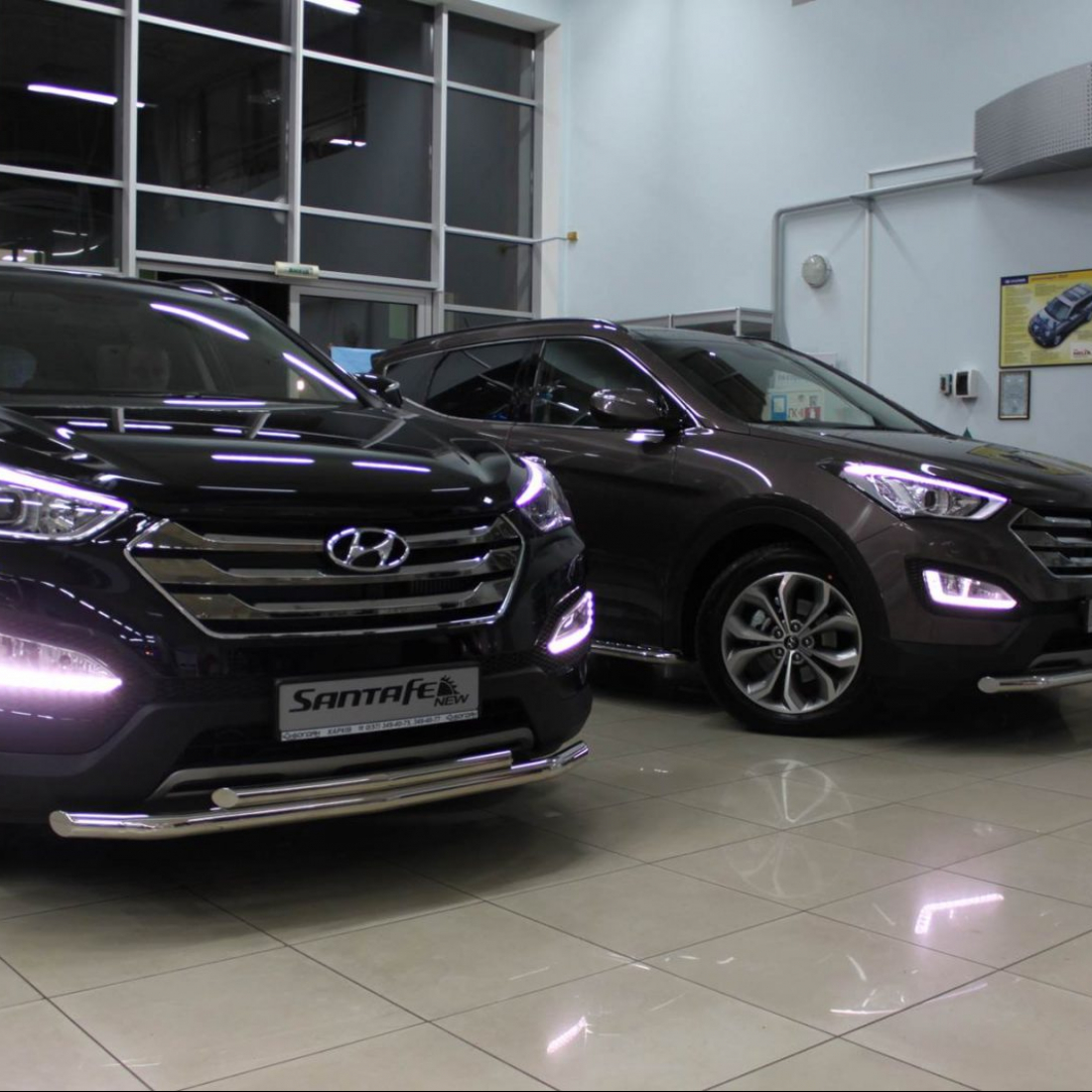 Захист передній Hyundai Santa Fe 2013-2018
