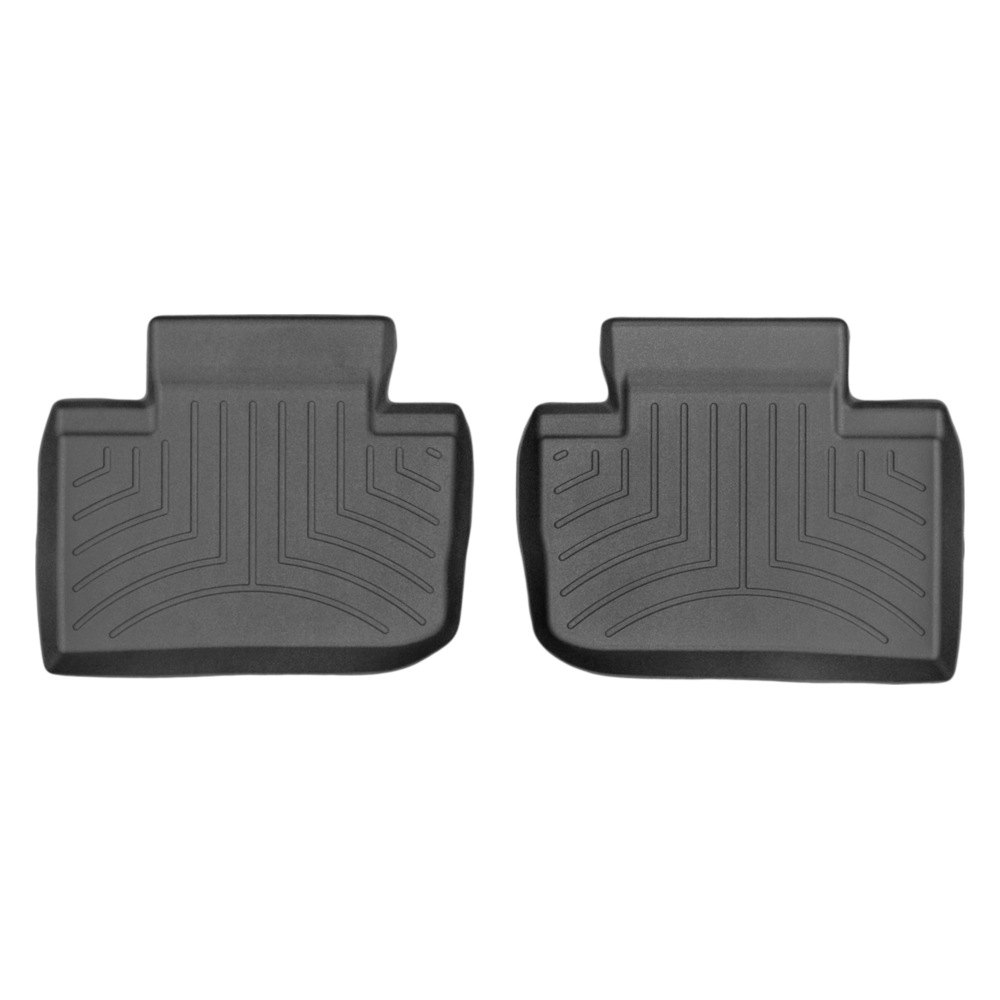 Килими гумові WeatherTech Lexus IS AWD+RWD 14+ задні чорні 445752