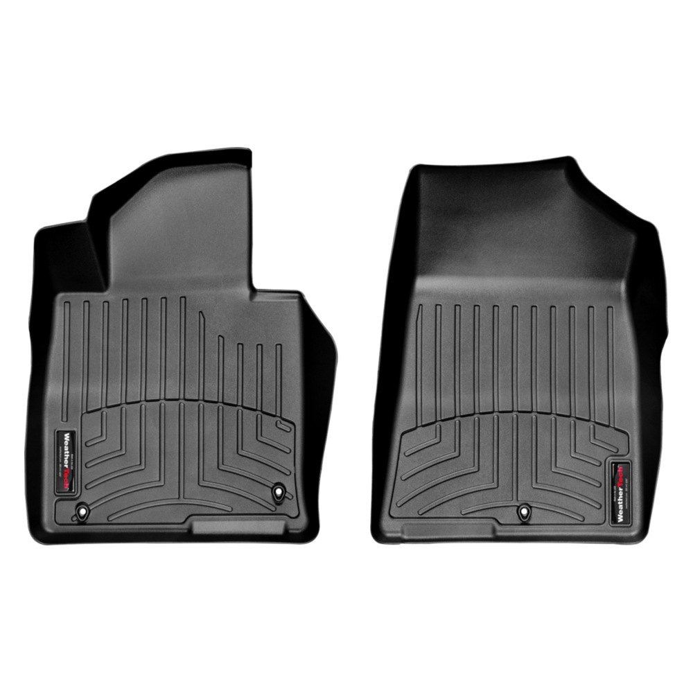 Килими гумові WeatherTech Hyundai Sonata 15+ передні чорні 446661