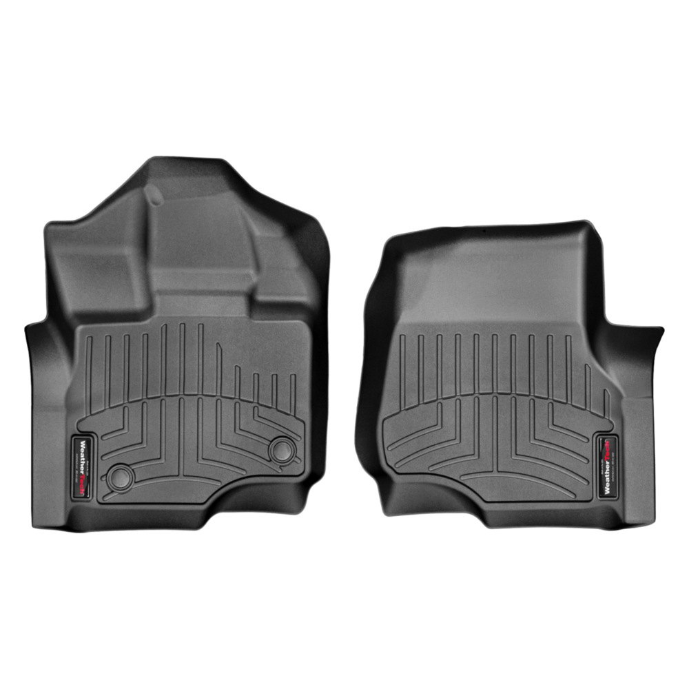 Килими гумові WeatherTech Ford F-150 15+ (Crew Cab, SuperCab) передні чорні 446971