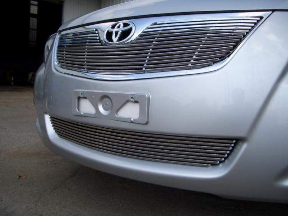 Алюмінієві накладки на решітку радіатора і бампера для Toyota Camry 41 2010-2011