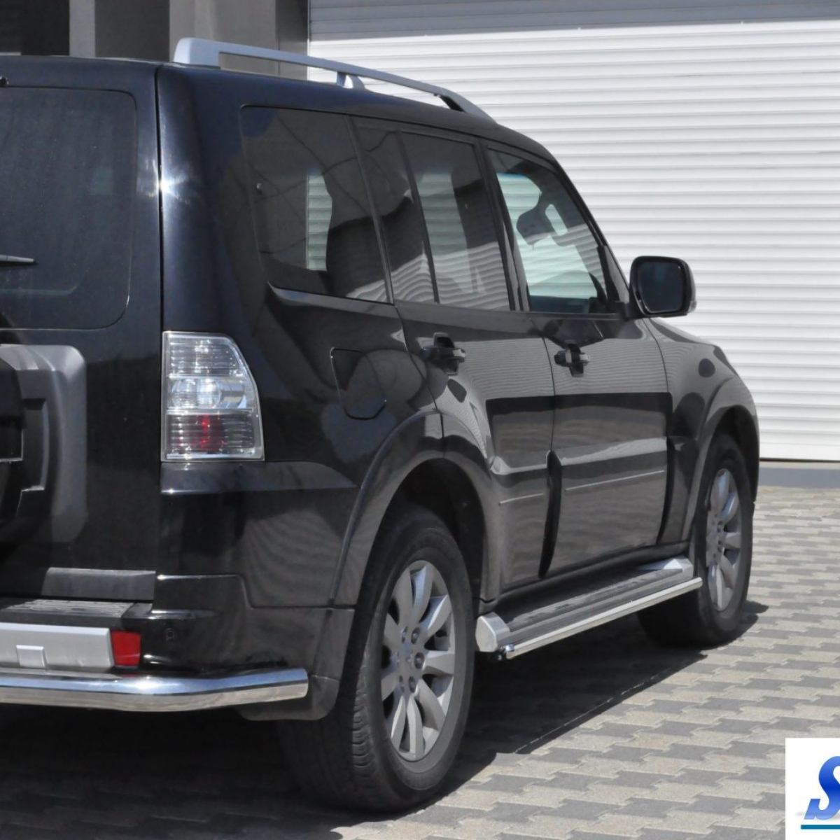 Задня захист бампера куточки для Mitsubishi Pajero 2006+