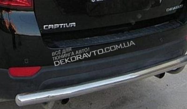 Захист заднього бампера труба Can Otomotive для Chevrolet Captiva