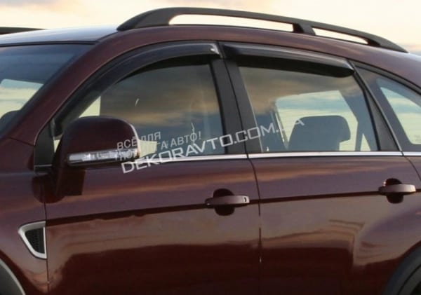 Дефлектори вікон вітровики EGR для Chevrolet Captiva