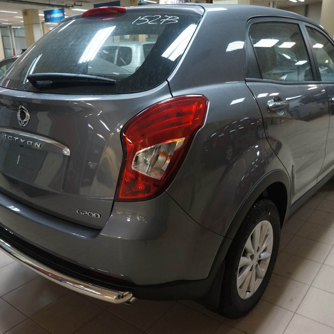 Захист заднього бампера для Ssang Yong Korando 2010+