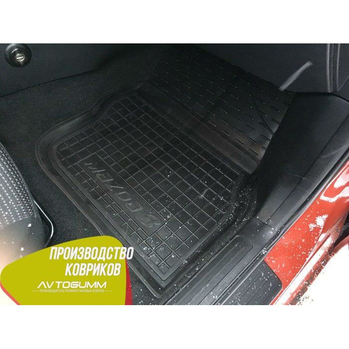 Автомобільні килимки в салон гумові (Avto-Gumm) для Mazda 3 2009-2013