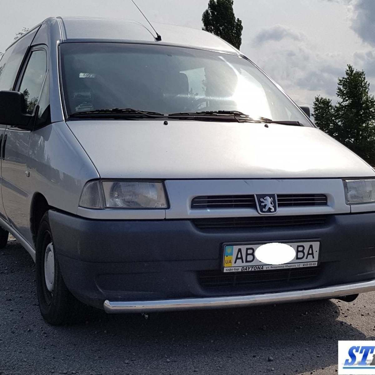 Захист переднього бампера d51 для Peugeot Expert 1994-2004