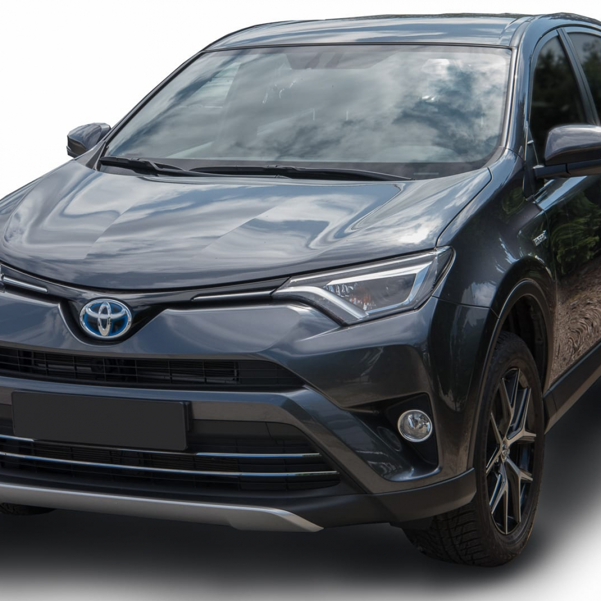 Хром накладка на решітку бампера для Toyota Rav4 IV 2016+