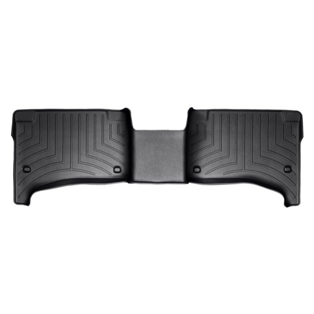 Килимки в салон для Volkswagen Touareg 2002-10 з бортиком задні чорні 440452