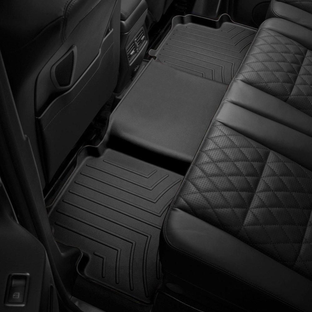 Килимки в салон для Volkswagen Touareg 2010 - бортиком задні чорні 4 зон 443333