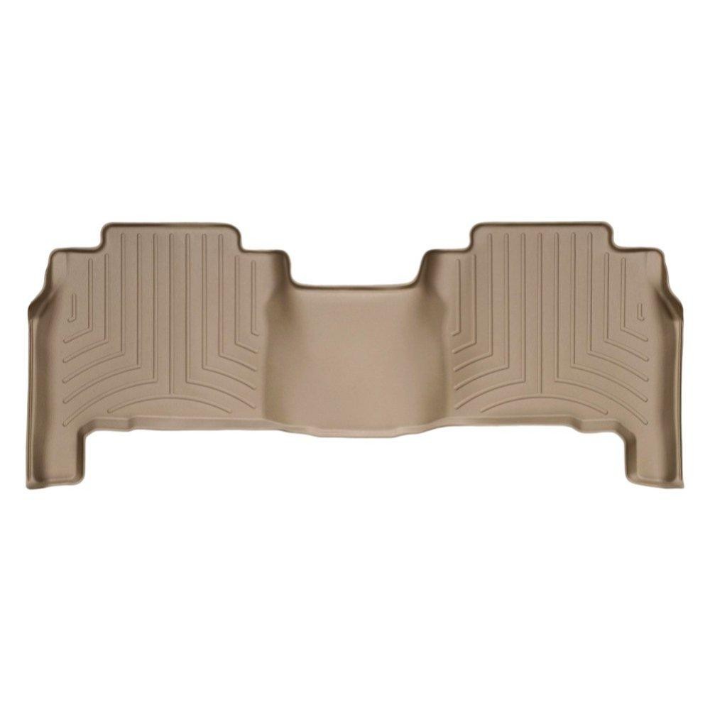 Килимки в салон для Toyota Land Cruiser 200 2008 - LX 570 з бортиком задні бежеві 451572