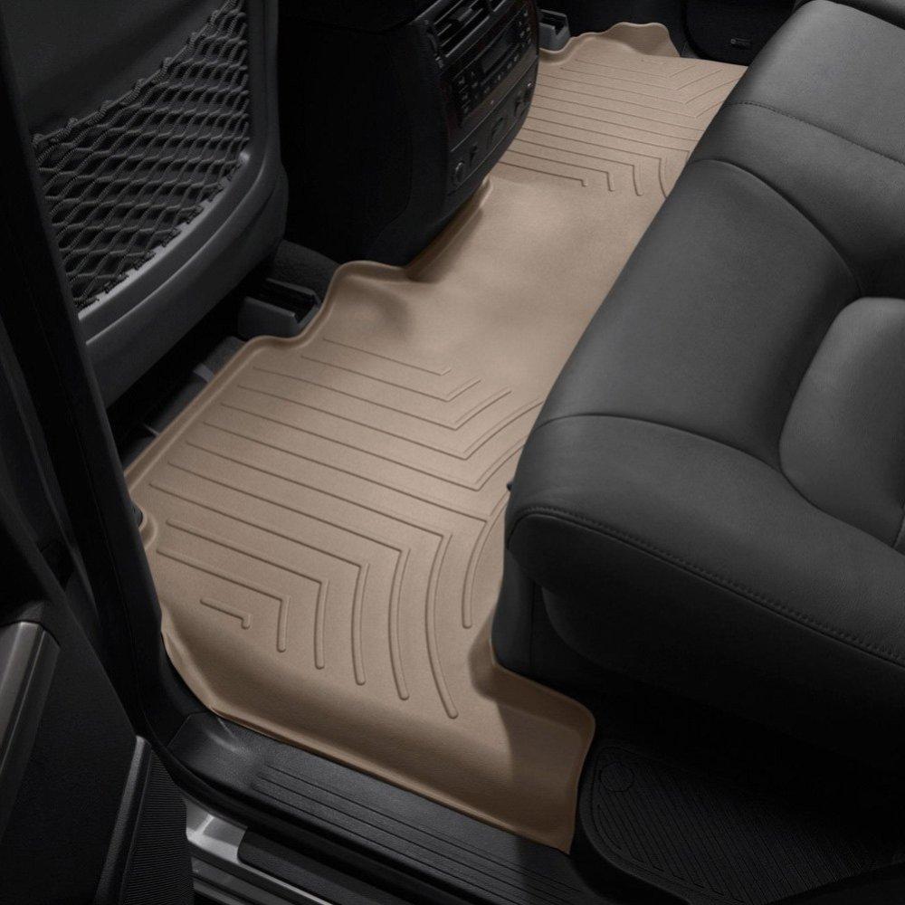 Килимки в салон для Toyota Land Cruiser 200 2008 - LX 570 з бортиком задні бежеві 451572