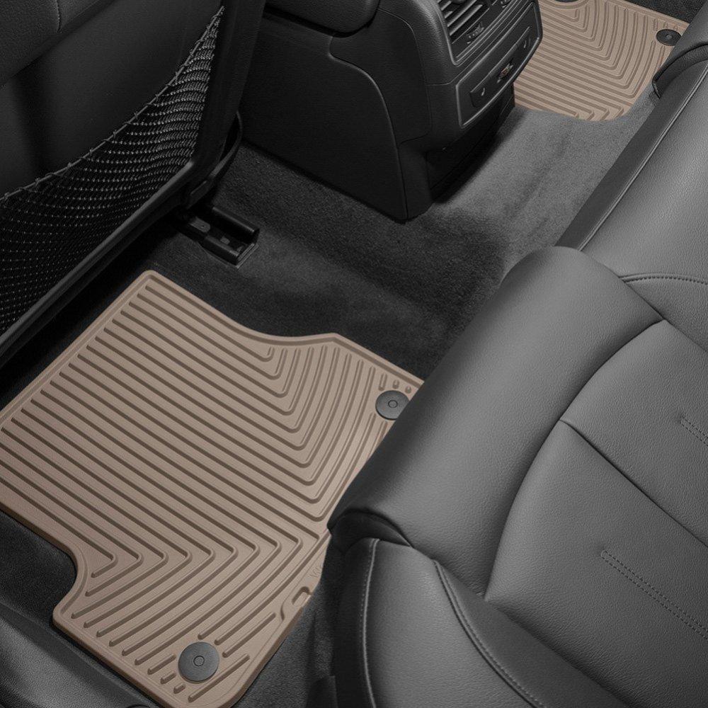 Килимки в салон для Audi A6 2012 - задні бежеві W301TN