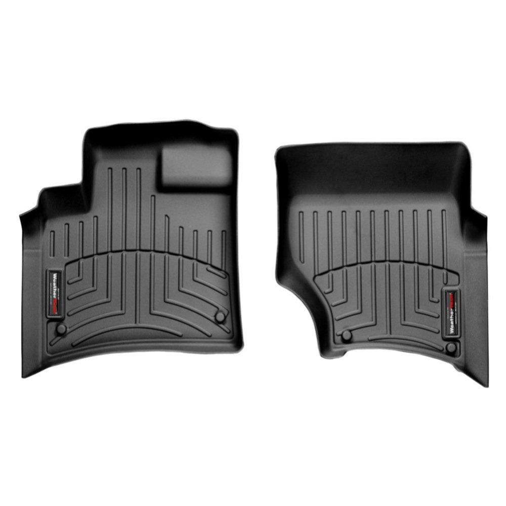 Килимки в салон для Audi Q7 2005 - з бортиком чорні передні 441511