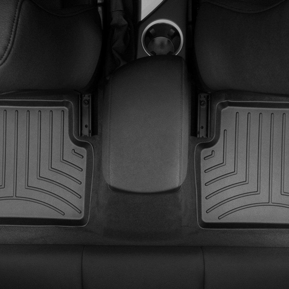 Килимки в салон для BMW X1 2010 - з бортиком задні чорні 443652