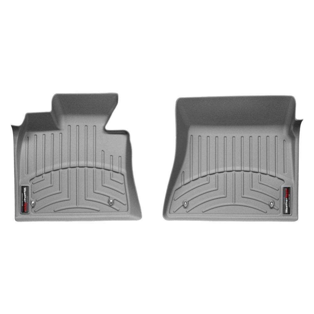 Килимки в салон для BMW X5/X6 2007-2014 з бортиком передні сірі 460951