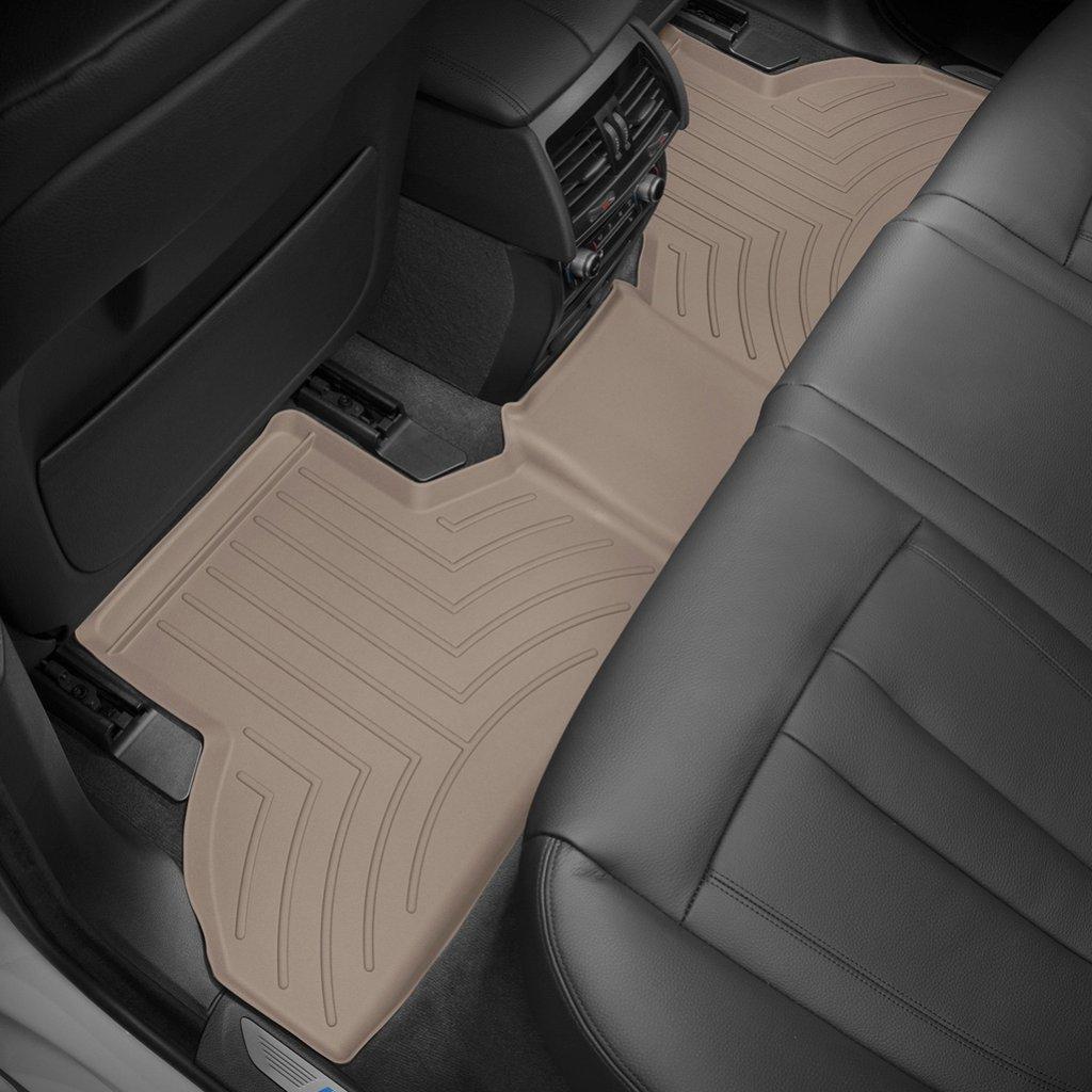 Килимки в салон для BMW X5/X6 2014 - з бортиком задні бежеві 455592