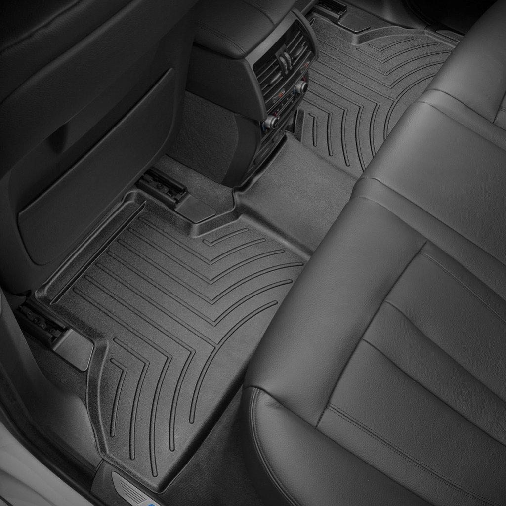Килимки в салон для BMW X5/X6 2014 - з бортиком задні чорні 445592