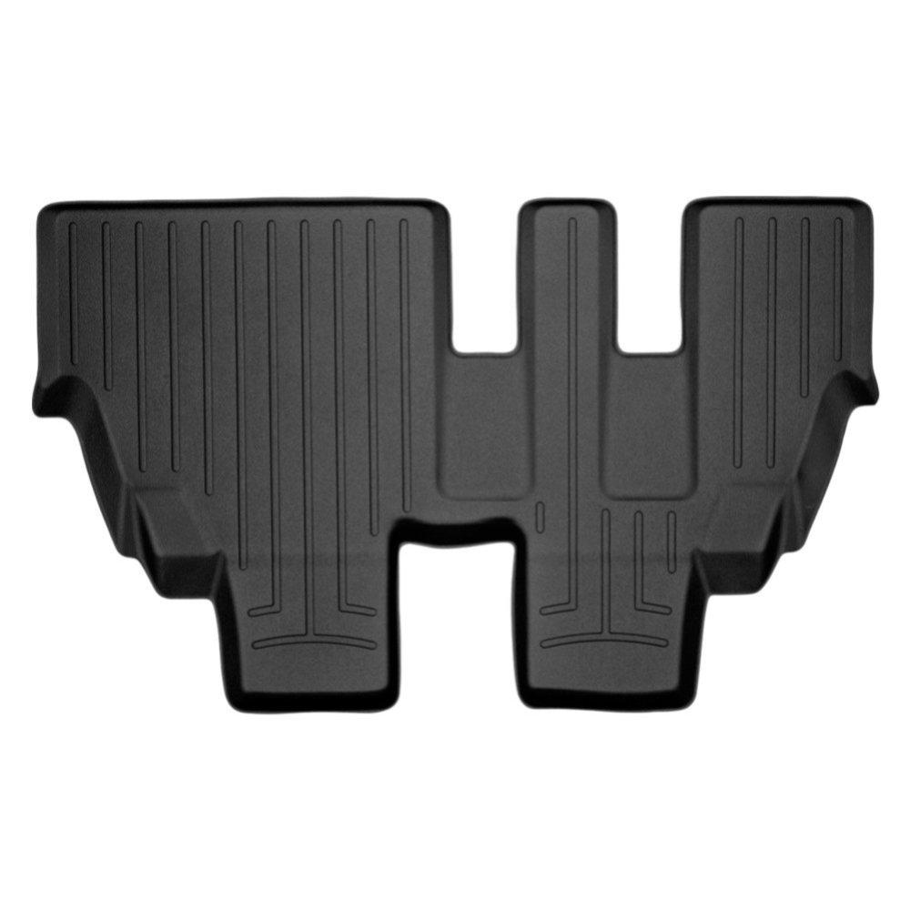 Килимки в салон для BMW X5/X6 2014 - з бортиком задні чорні 3й ряд. 445593