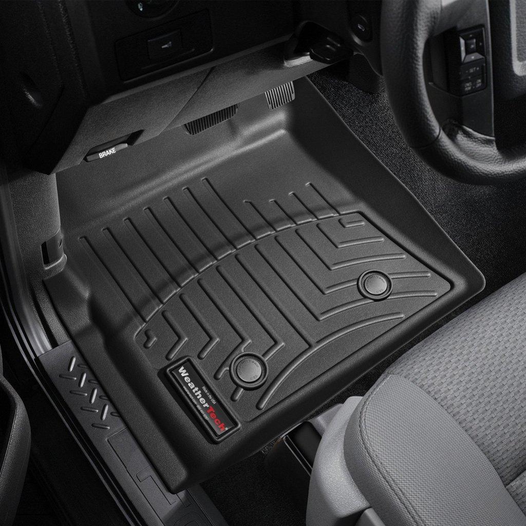 Килимки в салон для Ford F-150 2009 - з бортиком передні чорні. без воздуховода 446131