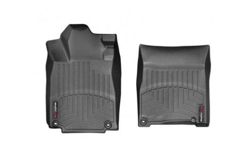 Килимки в салон для Honda CR-V 2012 - з бортиком чорні передні 445571