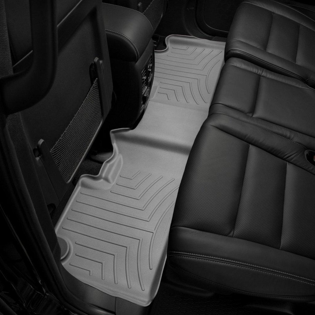 Килимки в салон для Jeep Grand Cherokee 2011 - з бортиком сірі задні 463242